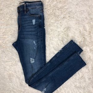 hollister jeans sz rise skinny ultra super